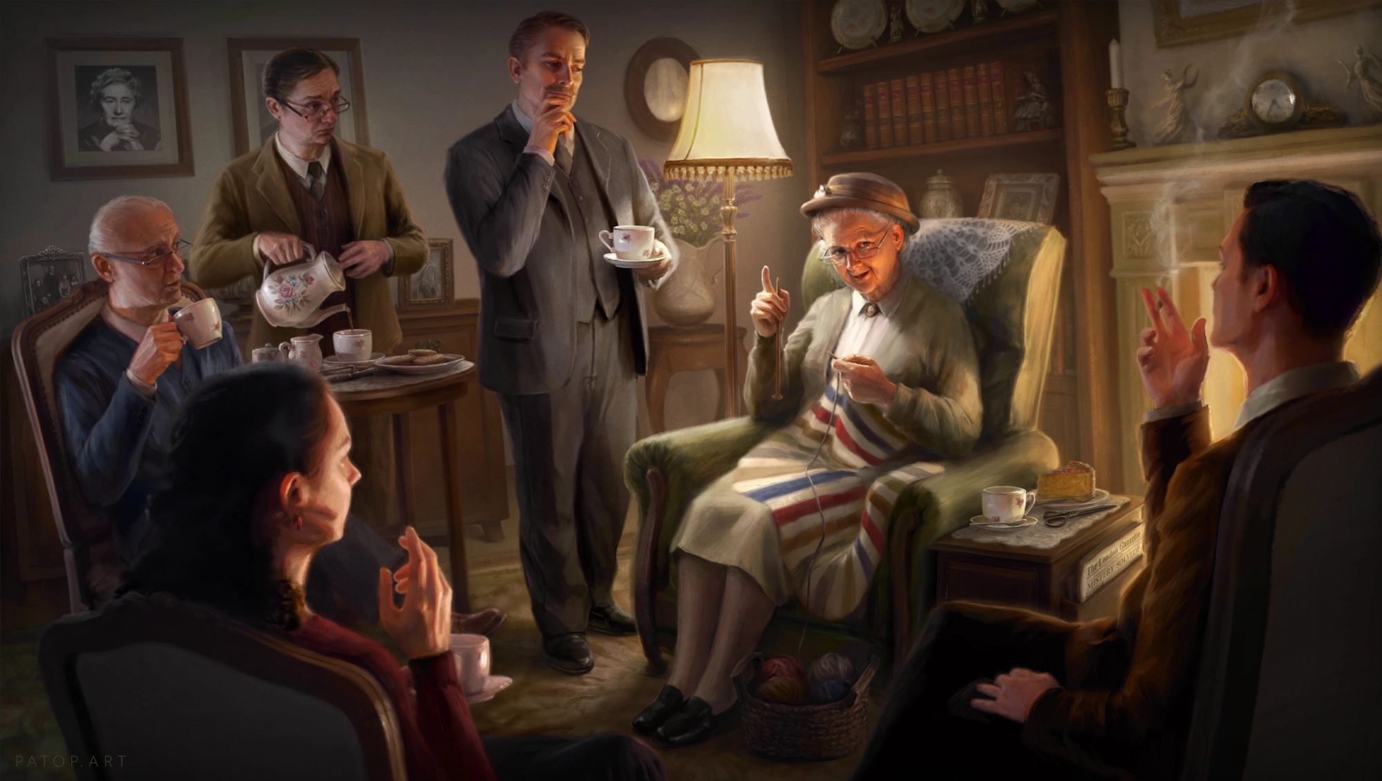 Miss Marple Illustration