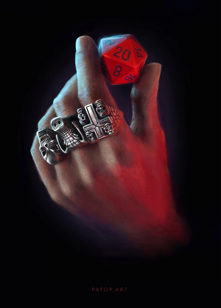 Stranger things hand Illustration